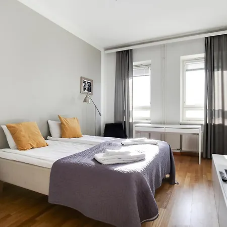 公寓 Kotimaailma Kamppi - 1br In The Center 赫尔辛基